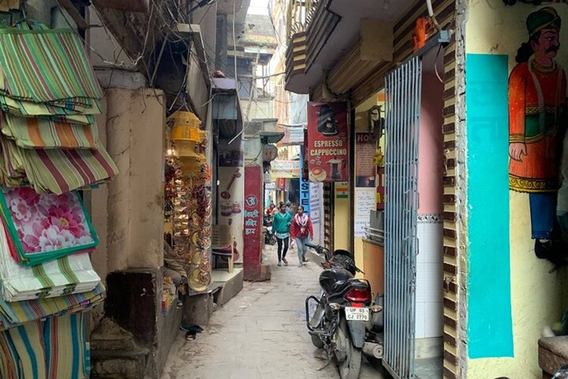 Walking through the lanes of Banaras city