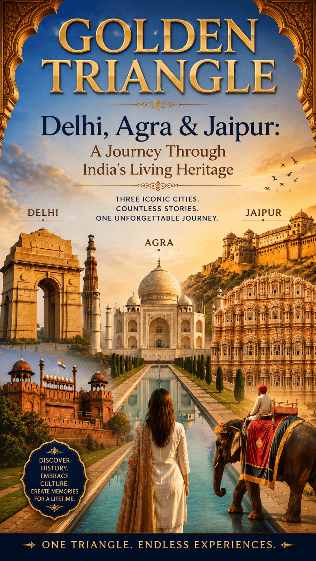 Golden Triangle Tour Package: Delhi–Agra–Jaipur